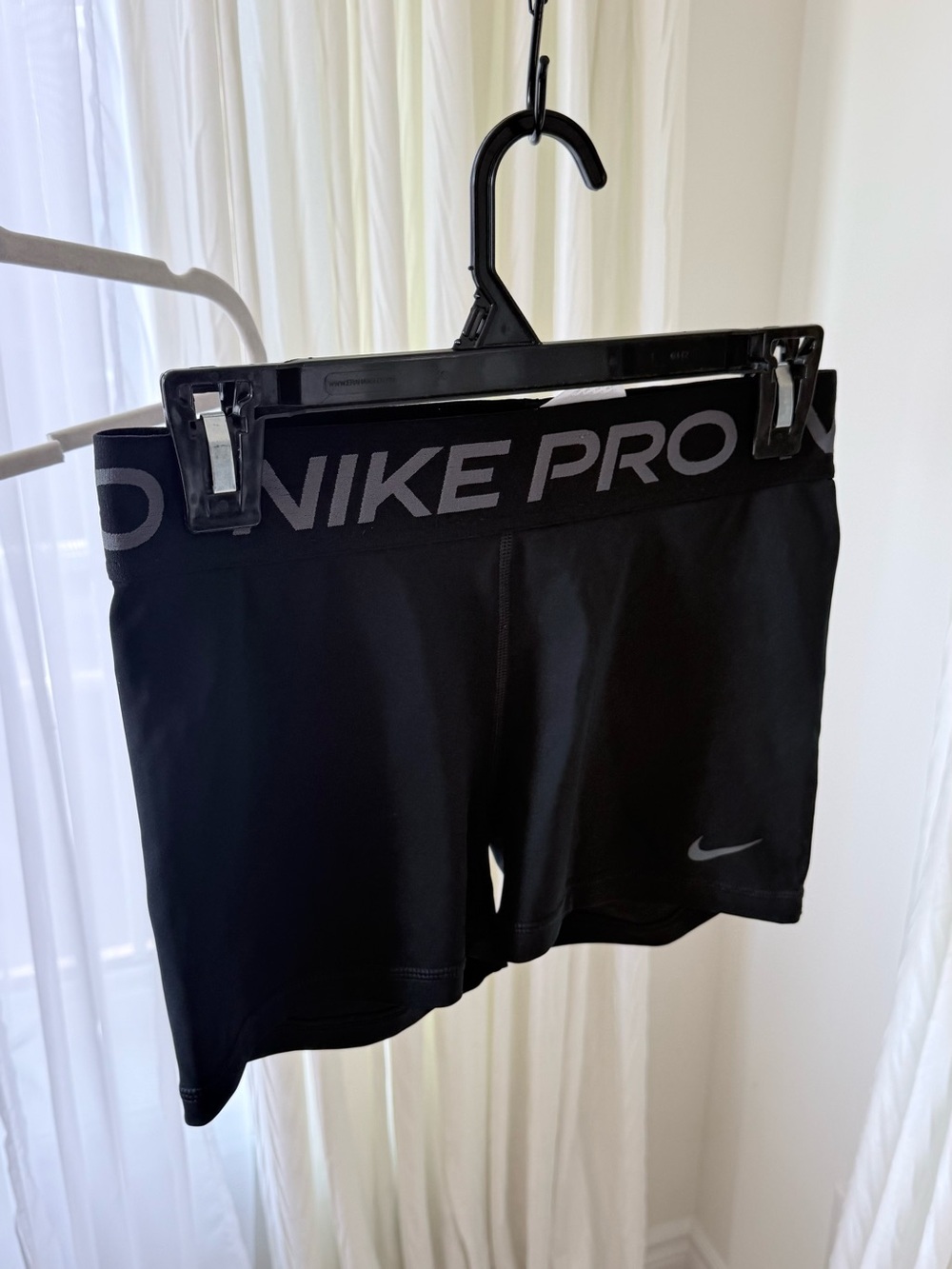 Nike Black Pro Short-Length Athletic Compression Shorts